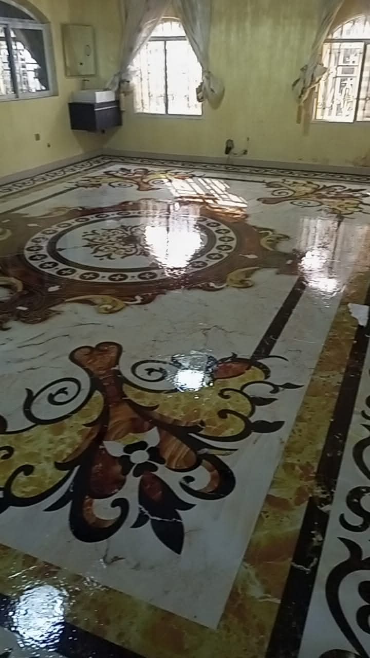 Marble Inlay Floor Installation, Abuja, F.C.T.