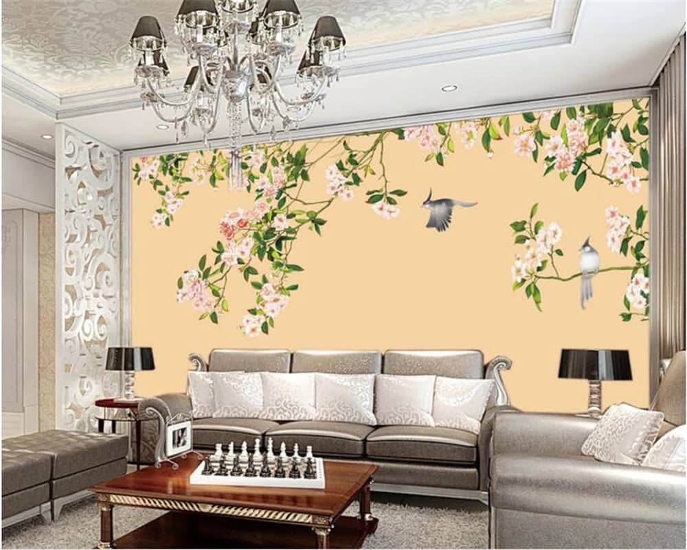 Luxury Living Room Mural & Ceiling, Abuja, F.C.T.
